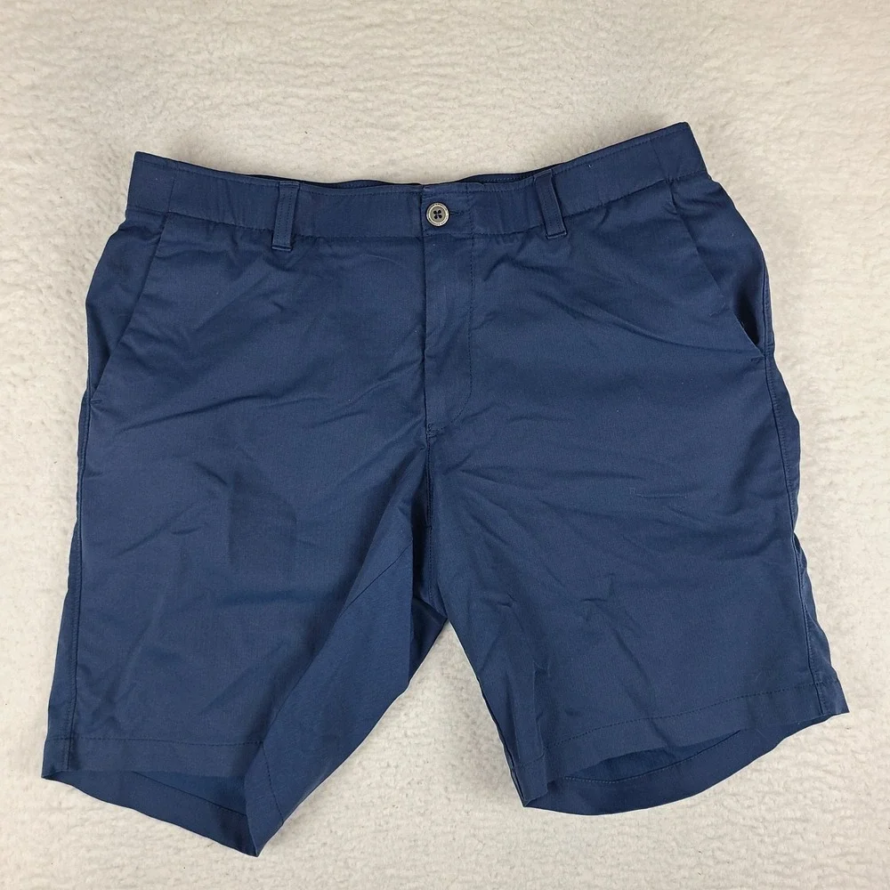 Under Armour Shorts Mens 38 Navy Heatgear 9